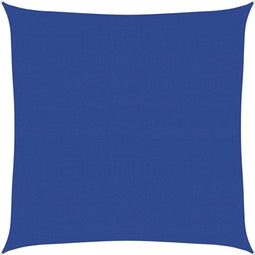 vidaXL - Zonnezeil - 160 - g/m² - vierkant - 6x6 - m - HDPE - blauw