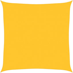 vidaXL - Zonnezeil - 160 - g/m² - vierkant - 6x6 - m - HDPE - geel