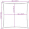 vidaXL - Zonnezeil - 160 - g/m² - vierkant - 6x6 - m - HDPE - geel
