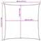 vidaXL - Zonnezeil - 160 - g/m² - vierkant - 7x7 - m - HDPE - blauw