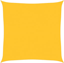 vidaXL - Zonnezeil - 160 - g/m² - vierkant - 7x7 - m - HDPE - geel