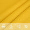 vidaXL - Zonnezeil - 160 - g/m² - vierkant - 7x7 - m - HDPE - geel