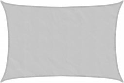 vidaXL - Zonnezeil - 4,5x3,5 - m - 100% - polyester - oxford - lichtgrijs