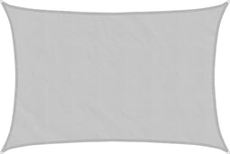 vidaXL - Zonnezeil - 5x3 - m - 100% - polyester - oxford - lichtgrijs