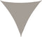 vidaXL - Zonnezeil - driehoekig - 160 - g/m² - 6x6x6 - m - HDPE - lichtgrijs