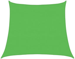 vidaXL - Zonnezeil - trapezium - 160 - g/m² - 4/5x4 - m - HDPE - lichtgroen