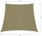 vidaXL - Zonnezeil - trapezium - 2/4x3 - m - oxford - stof - beige