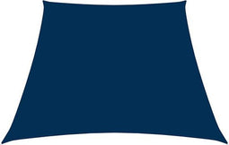 vidaXL - Zonnezeil - trapezium - 2/4x3 - m - oxford - stof - blauw