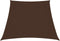 vidaXL - Zonnezeil - trapezium - 2/4x3 - m - oxford - stof - bruin