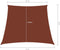 vidaXL - Zonnezeil - trapezium - 2/4x3 - m - oxford - stof - terracottakleurig