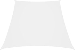 vidaXL - Zonnezeil - trapezium - 2/4x3 - m - oxford - stof - wit