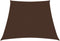 vidaXL - Zonnezeil - trapezium - 3/5x4 - m - oxford - stof - bruin