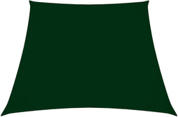 vidaXL - Zonnezeil - trapezium - 3/5x4 - m - oxford - stof - donkergroen