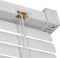 vidaXL - Zonwering - aluminium - 140x160 - cm - wit