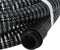 vidaXL - Zuigslang - met - messing - koppelingen - 1,1'' - 15 - m - PVC - zwart