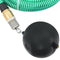 vidaXL - Zuigslang - met - messing - koppelingen - 1,1'' - 15 - m - PVC - groen