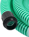 vidaXL - Zuigslang - met - messing - koppelingen - 1,1'' - 4 - m - PVC - groen
