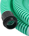 vidaXL - Zuigslang - met - messing - koppelingen - 1,1'' - 7 - m - PVC - groen