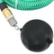vidaXL - Zuigslang - met - messing - koppelingen - 1,1'' - 7 - m - PVC - groen