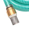 vidaXL - Zuigslang - met - messing - koppelingen - 10 - m - 25 - mm - groen