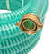 vidaXL - Zuigslang - met - messing - koppelingen - 15 - m - 25 - mm - groen