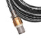 vidaXL - Zuigslang - met - messing - koppelingen - 4 - m - 25 - mm - zwart