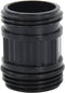 vidaXL - Zuigslang - met - PVC - koppelingen - 1,1'' - 10 - m - PVC - zwart