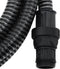 vidaXL - Zuigslang - met - PVC - koppelingen - 1,1'' - 10 - m - PVC - zwart