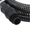 vidaXL - Zuigslang - met - PVC - koppelingen - 1,1'' - 10 - m - PVC - zwart