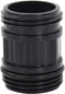vidaXL - Zuigslang - met - PVC - koppelingen - 1,1'' - 4 - m - PVC - zwart