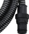 vidaXL - Zuigslang - met - PVC - koppelingen - 1,1'' - 4 - m - PVC - zwart