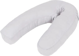 vidaXL - Zwangerschapskussen - J-vormig - 54x(36-43) - cm - grijs