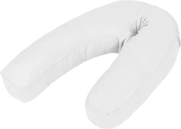 vidaXL - Zwangerschapskussen - J-vormig - 54x(36-43) - cm - wit