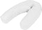 vidaXL - Zwangerschapskussen - J-vormig - 54x(36-43) - cm - wit
