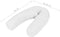 vidaXL - Zwangerschapskussen - J-vormig - 54x(36-43) - cm - wit