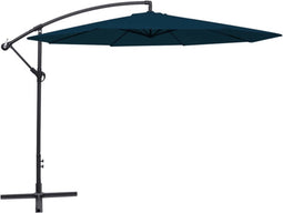vidaXL - Zweefparasol - 3,5 - m - blauw