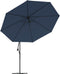 vidaXL - Zweefparasol - 3,5 - m - blauw