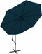 vidaXL - Zweefparasol - 3,5 - m - blauw