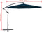 vidaXL - Zweefparasol - 3,5 - m - blauw