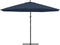 vidaXL - Zweefparasol - 3,5 - m - blauw