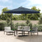 vidaXL - Zweefparasol - 3,5 - m - blauw