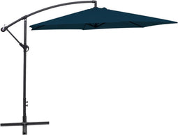 vidaXL - Zweefparasol - 3 - m - blauw