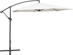 vidaXL - Zweefparasol - 3 - m - zandwit
