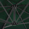 vidaXL - Zweefparasol - met - aluminium - paal - 250x250 - cm - groen
