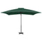 vidaXL - Zweefparasol - met - aluminium - paal - 250x250 - cm - groen