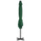 vidaXL - Zweefparasol - met - aluminium - paal - 250x250 - cm - groen