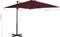 vidaXL - Zweefparasol - met - aluminium - paal - 250x250 - cm - groen