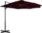 vidaXL - Zweefparasol - met - aluminium - paal - 250x250 - cm - terracottakleurig