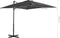 vidaXL - Zweefparasol - met - aluminium - paal - 250x250 - cm - antracietkleurig