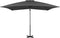 vidaXL - Zweefparasol - met - aluminium - paal - 250x250 - cm - antracietkleurig